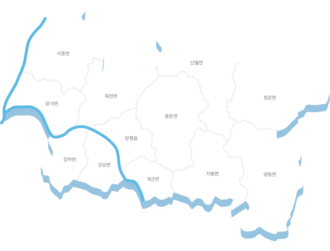 경기도 양평 지도